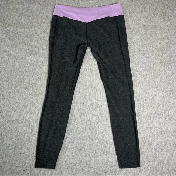 Nike Dri-Fit Grey & Purple Women’s Leggings Size XL - Picture 5 of 10